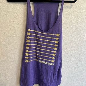Outside lands tank top